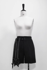 Black Vintage Bowknot Ouji Fashion Lolita Blazer Shorts